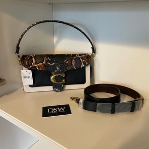 Coach Tabby shoulder bag 26 with snakeskin detail